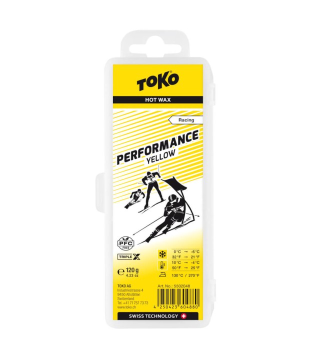 Toko Performance Hot Wax 120g, Yellow