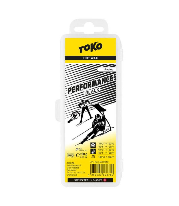 Toko Performance Hot Wax black +10°...-30°C, 120g
