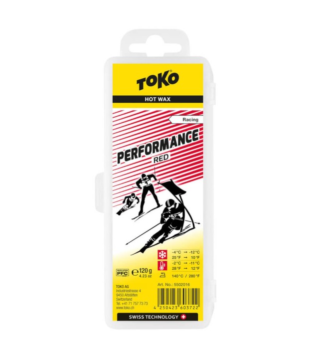 Toko Performance Hot Wax Red -2°...-11°C, 120g