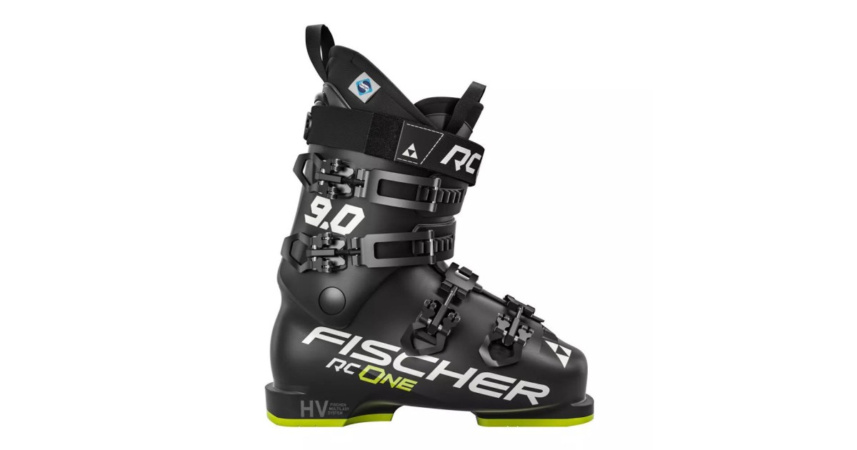 Fischer RC One 9.0 Ski Boots, Black/Yellow