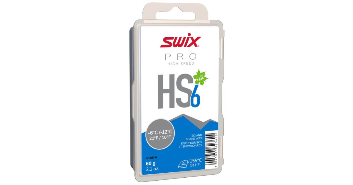 Swix HS6 Blue, -6°C/-12°C, 60g