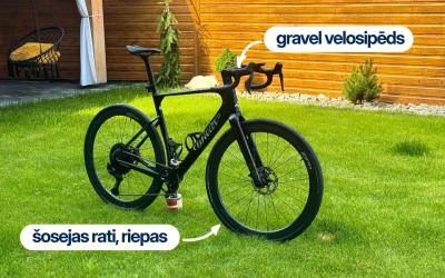 Gravel velosipēds + šosejas ratu komplekts: divi velosipēdi vienā?