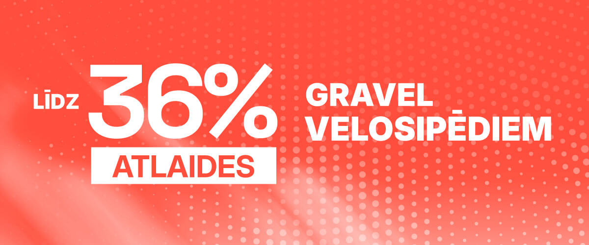 Atlaides gravel velosipēdiem Atlaides gravel velosipēdiem