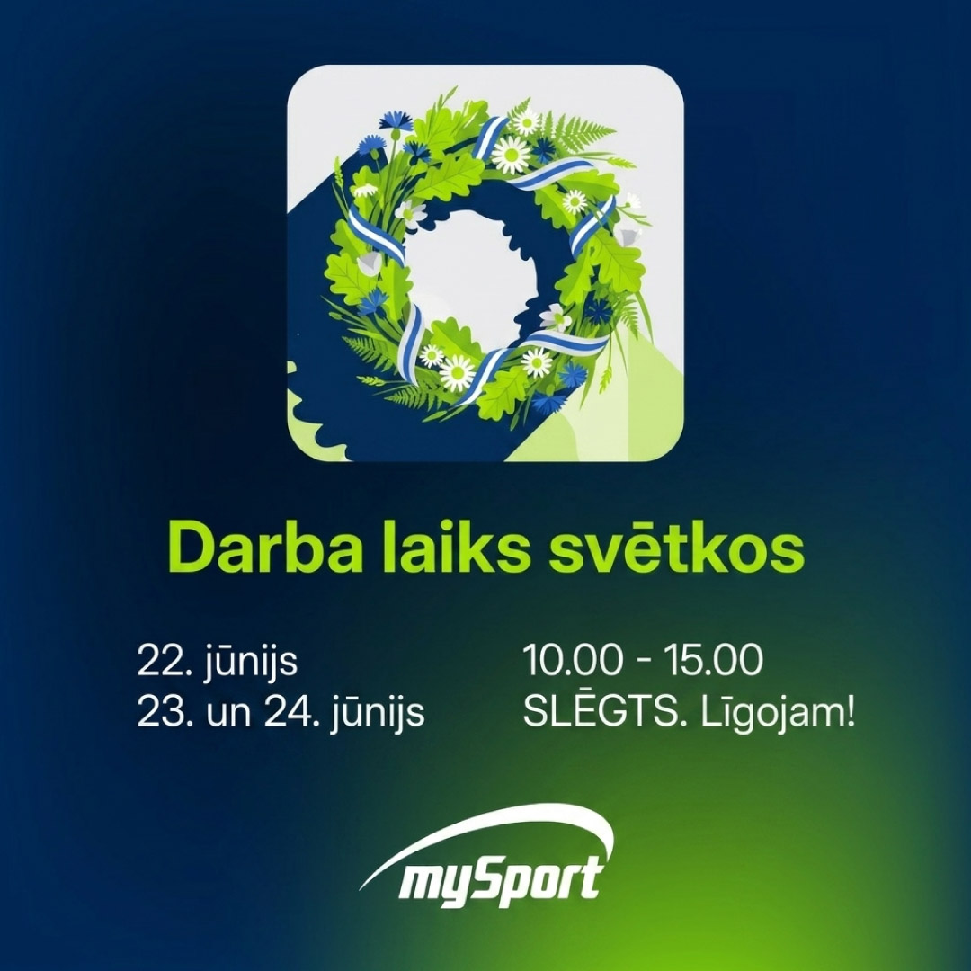 MySport darba laiks Līgo un Jāņos