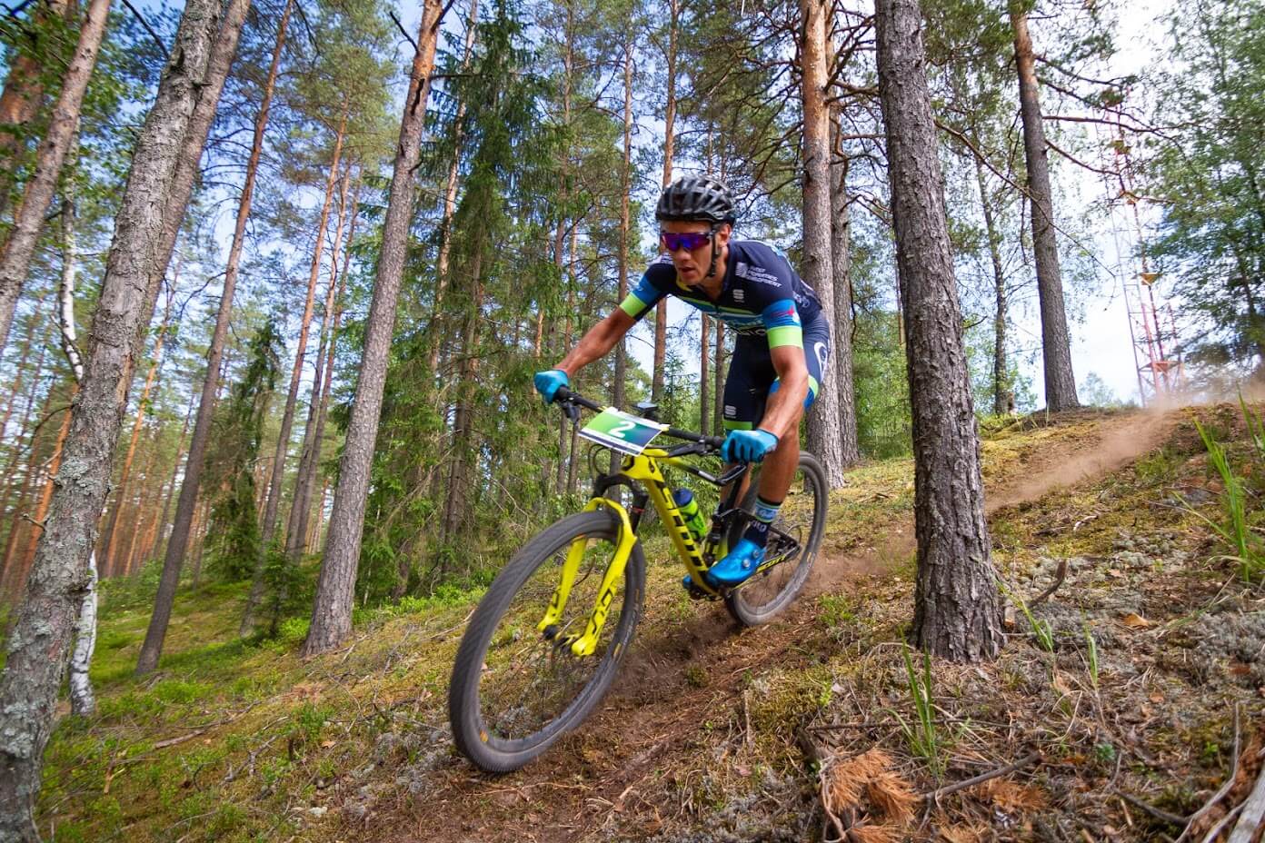 Oskars Muižnieks Tomes mtb trasē Oskars Muižnieks Tomes mtb trasē